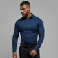 ATHLETIC MUSCLE FIT SHIRT TURQUOISE